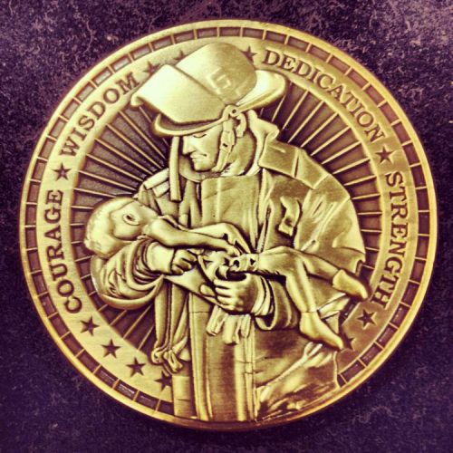 Firefighter Challenge Coin History