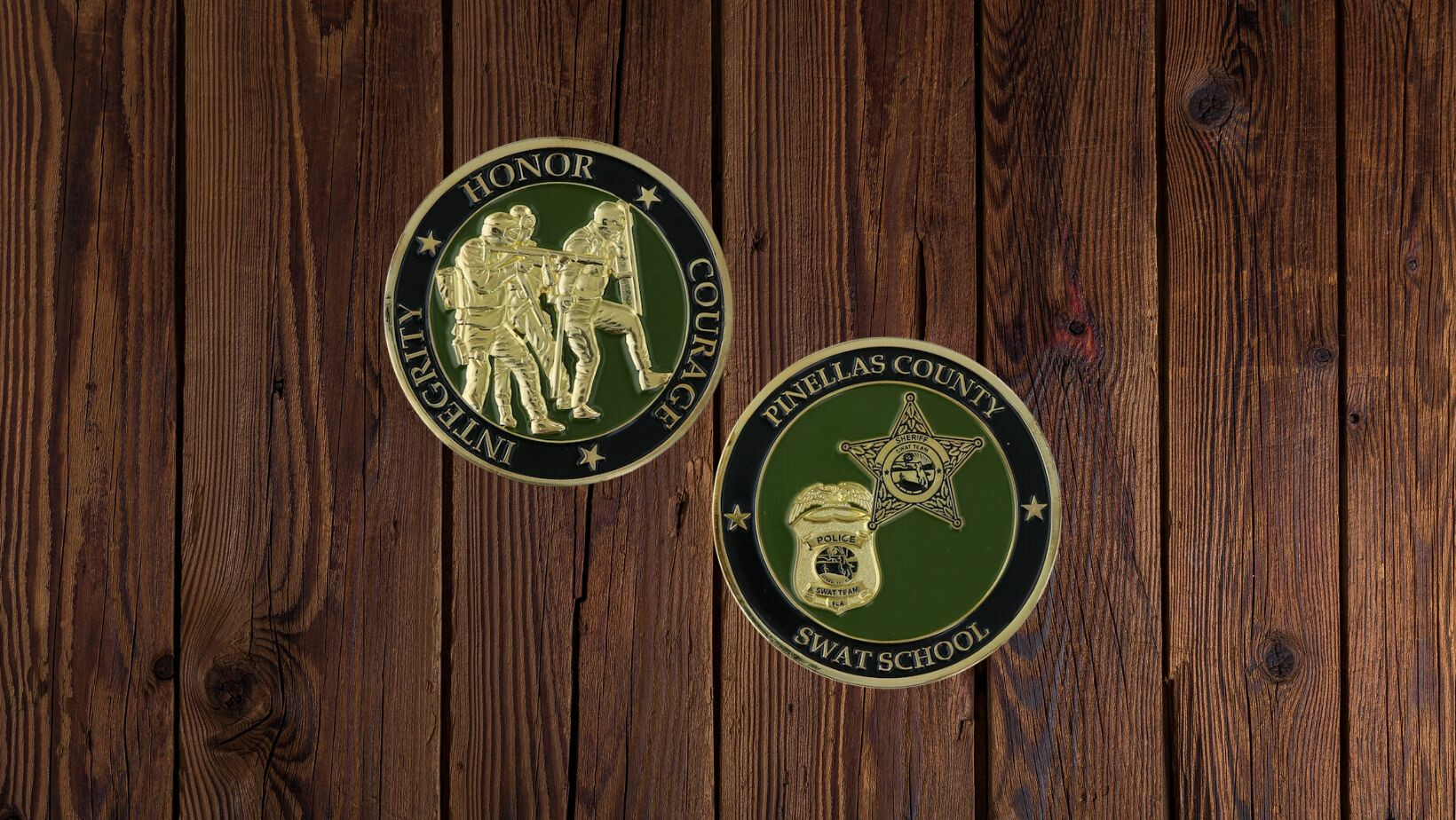 Pride in Service: Pinellas County SWAT School Challenge Coins