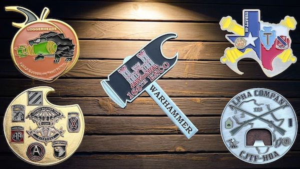 Five Creative Custom Challenge Coin Bottle Openers