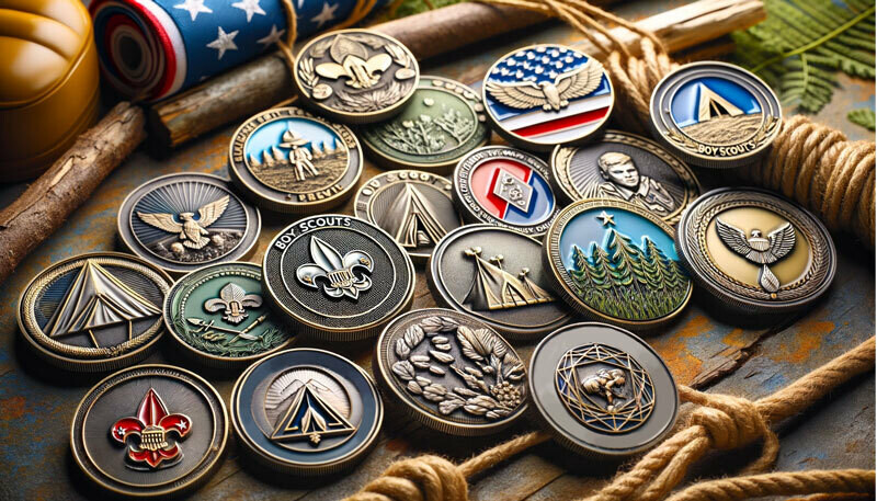 Crafting Legacies: Custom Coins for Boy Scouts