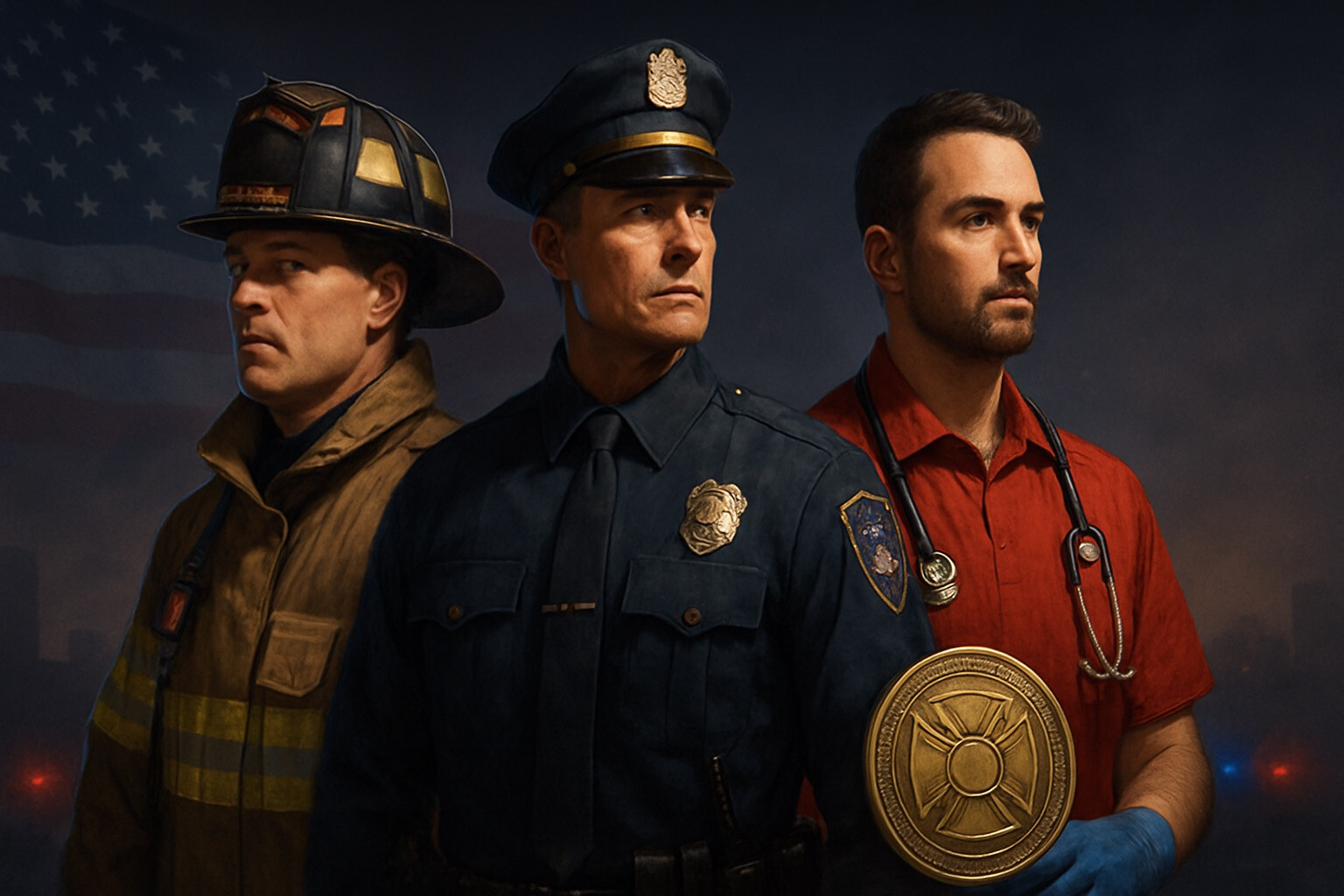 Coins Honoring National First Responders Day