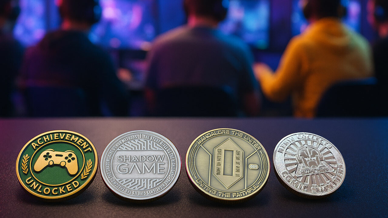 Custom Challenge Coins for Gamers Score Big!