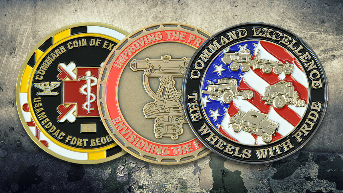 Military Challenge Coins Custom US Armed Forces Coins
