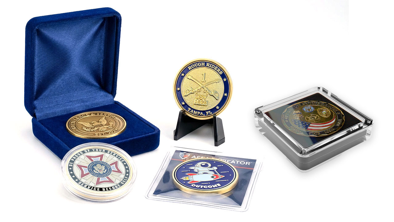 Custom Coin packaging choices