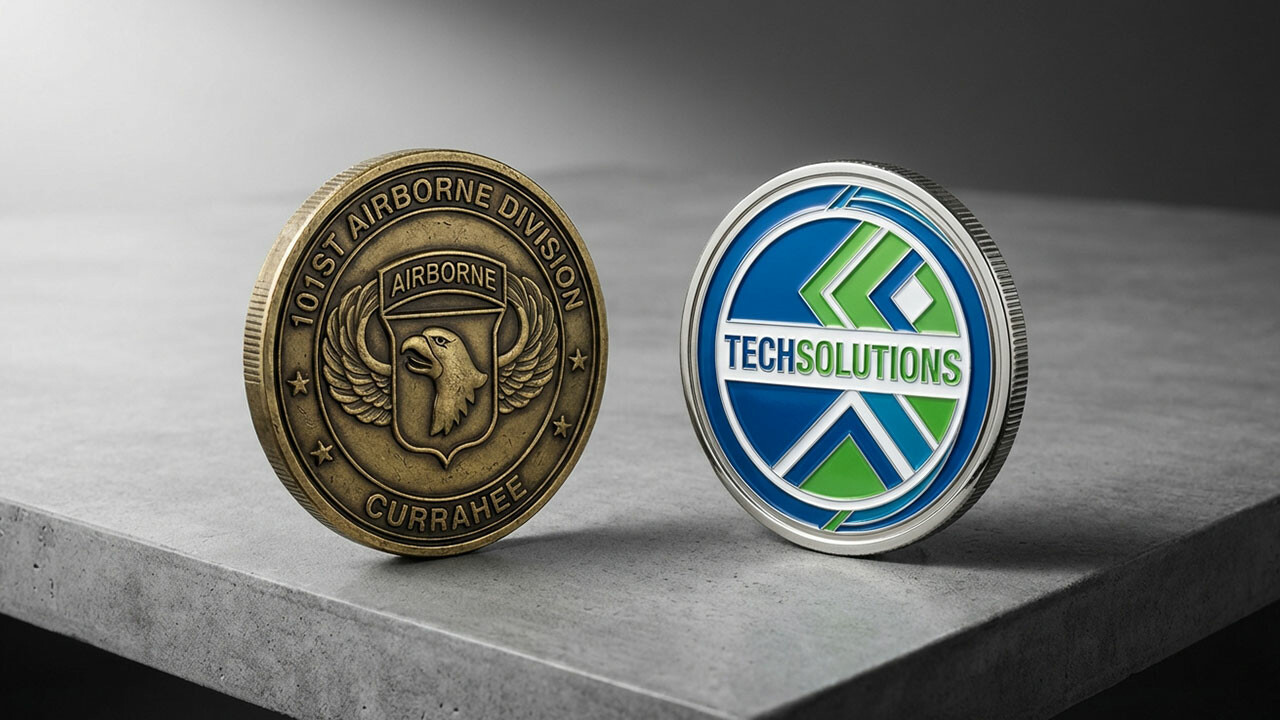 The Differences Between Challenge Coins and Custom Coins
