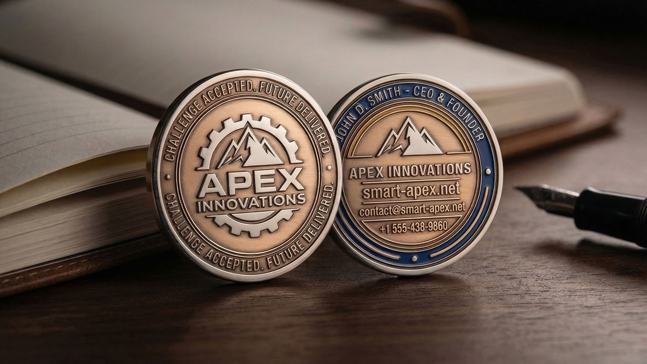 Custom Challenge Coin Business Cards | Memorable Marketing Tool