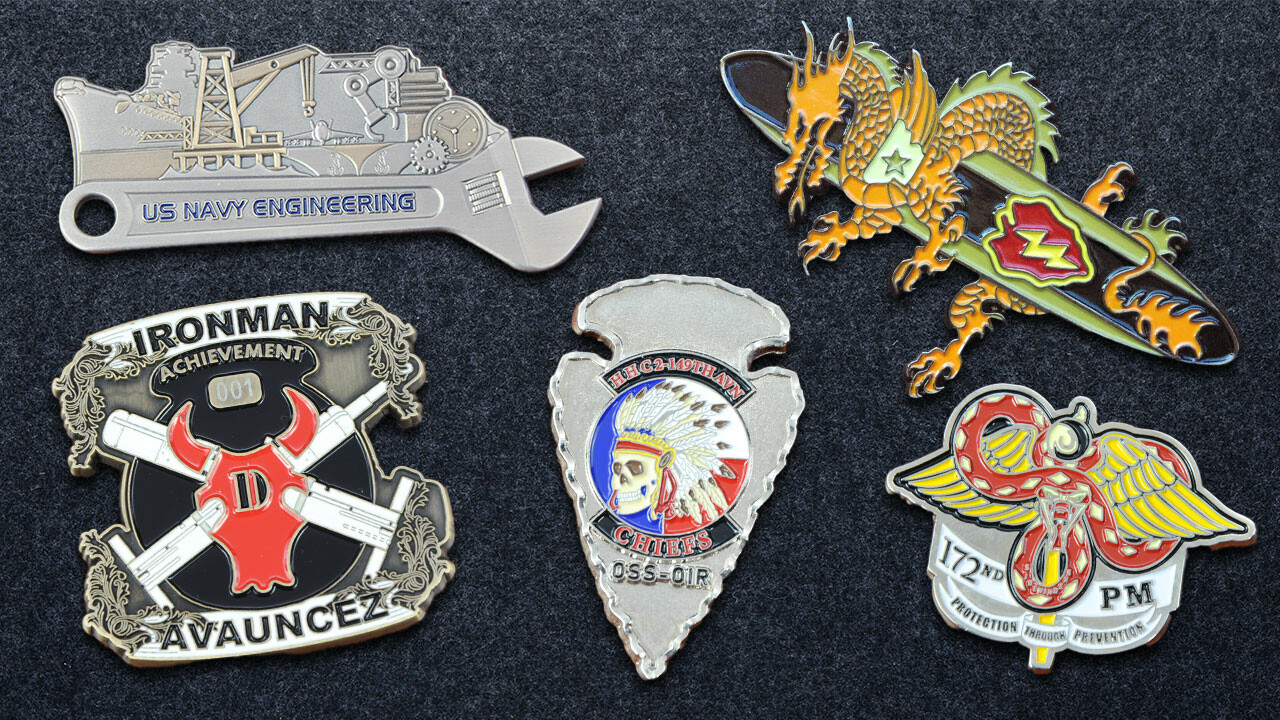 Creative Shapes Make Your Custom Coin Stand Out