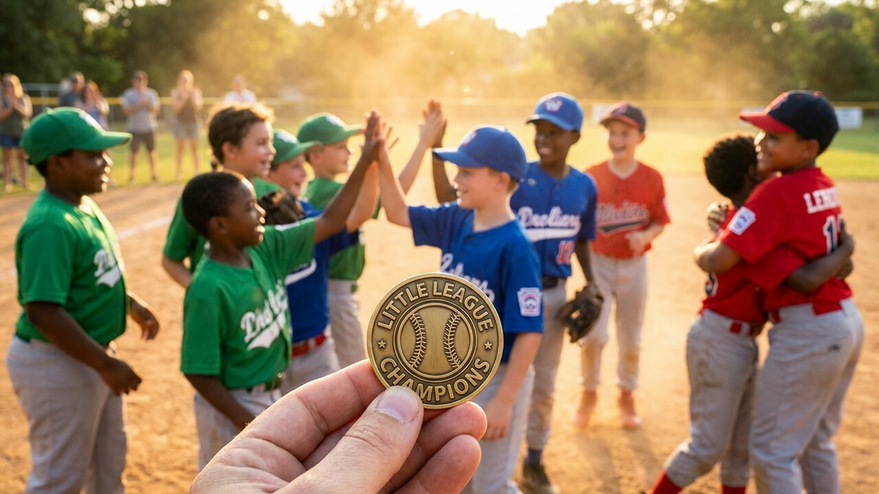 Create Challenge Coins For Little League Baseball Teams