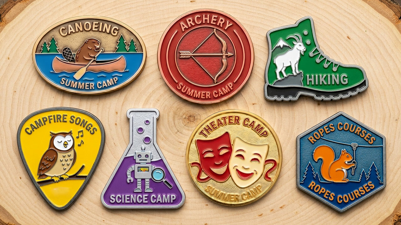 Summer Camp Challenge Coins