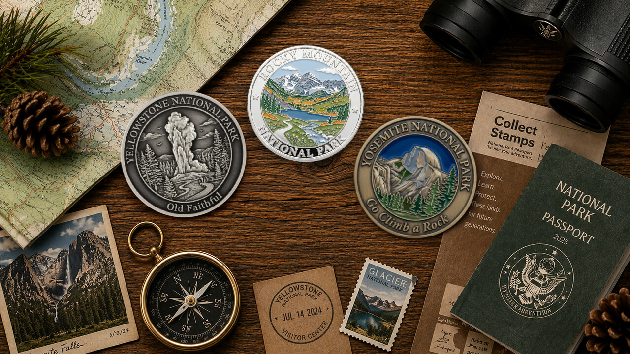 Custom Coins As Souvenirs For Parks