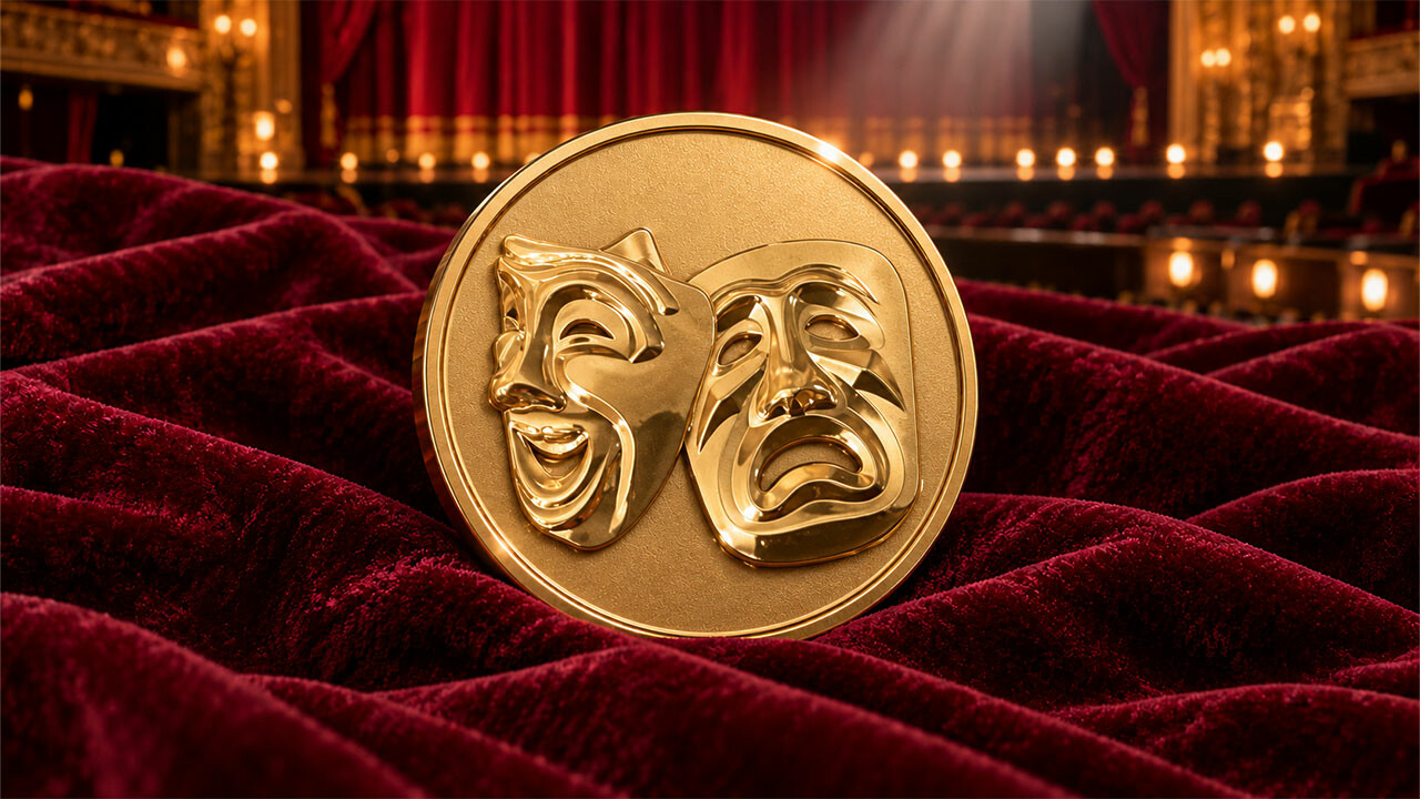 Curtain Going Up! Theater Challenge Coins